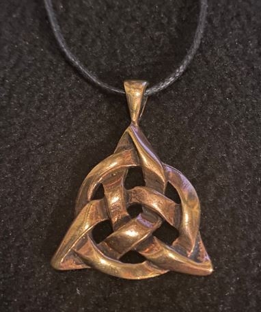 Halskette - keltischer Taliesin - Bronze