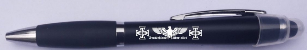 Kugelschreiber - Deutschland über alles - mit LED Beleuchtung & Touchscreen -fähige Gummispitze