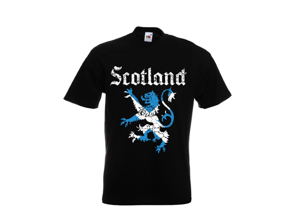 T-Hemd - Scotland - schwarz