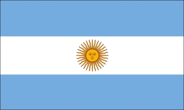 Fahne - Argentinien