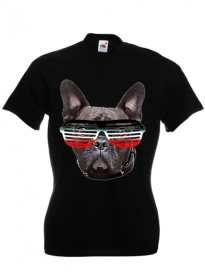 Frauen T-Shirt - Bulldogge - Brille - swr Frauen T-Shirt - Bulldogge - Brille - swr