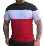 Premium Shirt - schwarz-weiß-rot