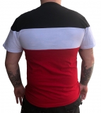Premium Shirt - schwarz-weiß-rot
