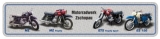 Blechschild - Motorradwerk Zschopau - XXL Version - S127 (325)