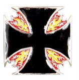Gürtelschnalle - Eisernes Kreuz in Flammen