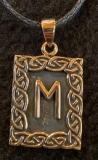 Runen Amulett - Ehwo - Bronze