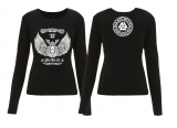 Frauen - Sweatshirt - Walküre - schwarz/weiß