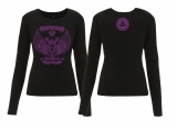 Frauen - Sweatshirt - Walküre - schwarz/lila