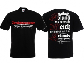 T-Hemd - Produktionsleiter T-Hemd - Produktionsleiter