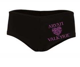 Frauen Hotpants - Valkyrie - keltisches Herz - schwarz/lila