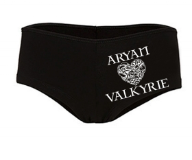 Frauen Hotpants - Valkyrie - keltisches Herz - schwarz/weiß