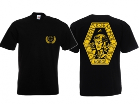 T-Hemd - Norge - schwarz/gold T-Hemd - Norge - schwarz/gold