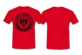 T-Hemd - Gott mit uns - rot T-Hemd - Gott mit uns - rot