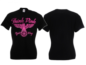 Frauen T-Shirt - Think Pink - Right Wing Frauen T-Shirt - Think Pink - Right Wing