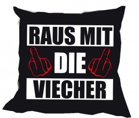 Kissen - Raus mit die Viecher