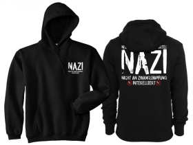 Kapuzenpullover - NAZI - Nicht An Zwangsimpfung Interessiert - Motiv2 Kapuzenpullover - NAZI - Nicht An Zwangsimpfung Interessiert - Motiv2