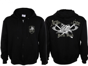 Frauen Kapuzenjacke - North Land - AW - Axmen - Motiv 2 - schwarz Frauen Kapuzenjacke - North Land - AW - Axmen - Motiv 2 - schwarz
