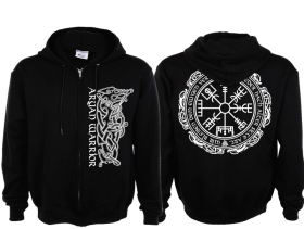 Frauen Kapuzenjacke - Aryan Warrior - Vegvisir - Motiv 2 Frauen Kapuzenjacke - Aryan Warrior - Vegvisir - Motiv 2