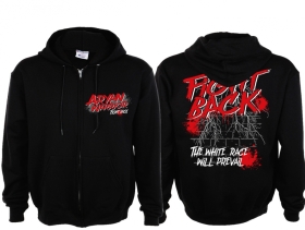 Frauen Kapuzenjacke - Aryan Warrior - Fight Back - schwarz Frauen Kapuzenjacke - Aryan Warrior - Fight Back - schwarz