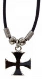 Halskette - Eisernes Kreuz - schwarz - klein
