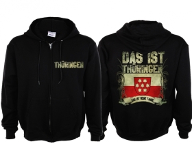 Kapuzenjacke - Meine Fahne - Thüringen