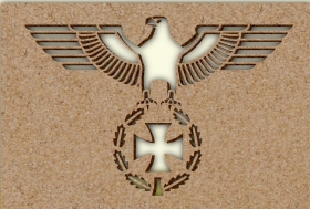 Schablone - Reichsadler mit EK Schablone - Reichsadler mit EK