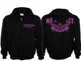 Frauen Kapuzenjacke - Ostdeutschland - No Respect - lila Frauen Kapuzenjacke - Ostdeutschland - No Respect - lila