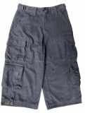 3/4 Cargo Shorts - schwarz - Größe S/M
