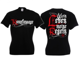 Frauen T-Shirt - Kampfansage - schwarz Frauen T-Shirt - Kampfansage - schwarz