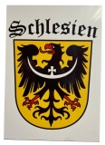 Blechschild KM - Schlesien