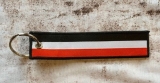 Schlüsselanhänger - schwarz-weiß-rot