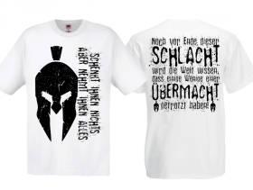 Frauen T-Shirt - Sparta - Schenkt Ihnen nichts - Nehmt Ihnen alles - weiß/schwarz Frauen T-Shirt - Sparta - Schenkt Ihnen nichts - Nehmt Ihnen alles - weiß/schwarz