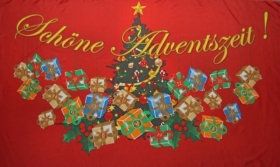 Fahne - Schöne Adventszeit