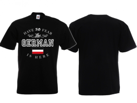 Frauen T-Shirt - Have no Fear - the German is here - schwarz Frauen T-Shirt - Have no Fear - the German is here - schwarz