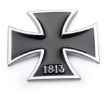 Autoaufkleber - 3D - Eisernes Kreuz - schwarz