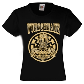 Kinder T-Shirt - Wunschname - Schwarze Sonne mit Thors Hammer - Junge