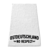 Handtuch - Ostdeutschland - No Respect - weiß/schwarz