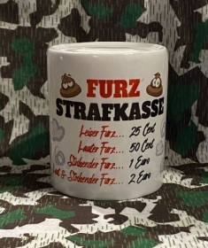 Keramik Spardose - Furz Strafkasse Keramik Spardose - Furz Strafkasse