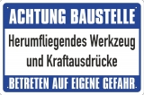 Blechschild - Achtung Baustelle - BS461 (279)