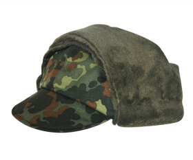 Wintermütze - BW - Flecktarn - neuw. Wintermütze - BW - Flecktarn - neuw.