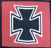 Aufnäher - Eisernes Kreuz - schwarz-weiß-rot
