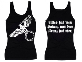 Frauen Top - Alles hat nen Haken, nur das Kreuz hat vier Frauen Top - Alles hat nen Haken, nur das Kreuz hat vier