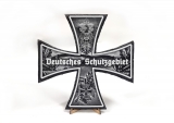 Schieferplatte - Eisernes Kreuz - Deutsches Schutzgebiet