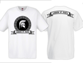 Frauen T-Shirt - Warrior of Sparta - weiss Frauen T-Shirt - Warrior of Sparta - weiss