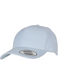 Flexfit Cap - YP Classics 5-Panel Premium Curved Visor Snapback Cap - ballad blue