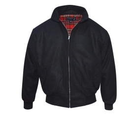 Harrington - Winter Jacke - Wollstoff