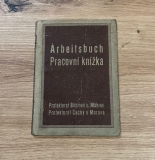 Arbeitsbuch - Reichsprotektorat Böhmen und Mähren +++ORGINAL+++