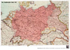 Bildwandkarte - Das Großdeutsche Reich 1942