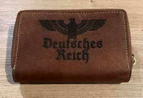 Leder Geldbeutel KM Frau - Deutsches Reich - Motiv 2