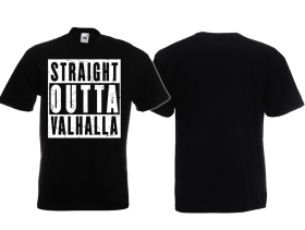 Frauen T-Shirt - Straight Outta Valhalla Frauen T-Shirt - Straight Outta Valhalla